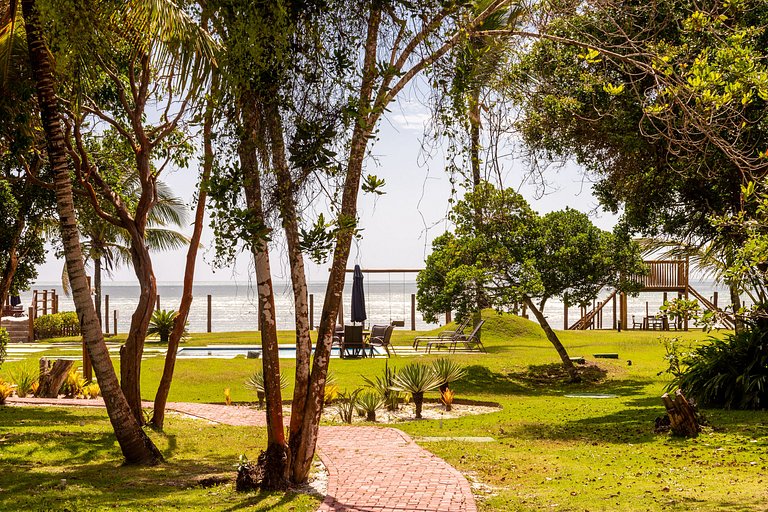 Casa pé na areia no Cond. Aguas dAjuda