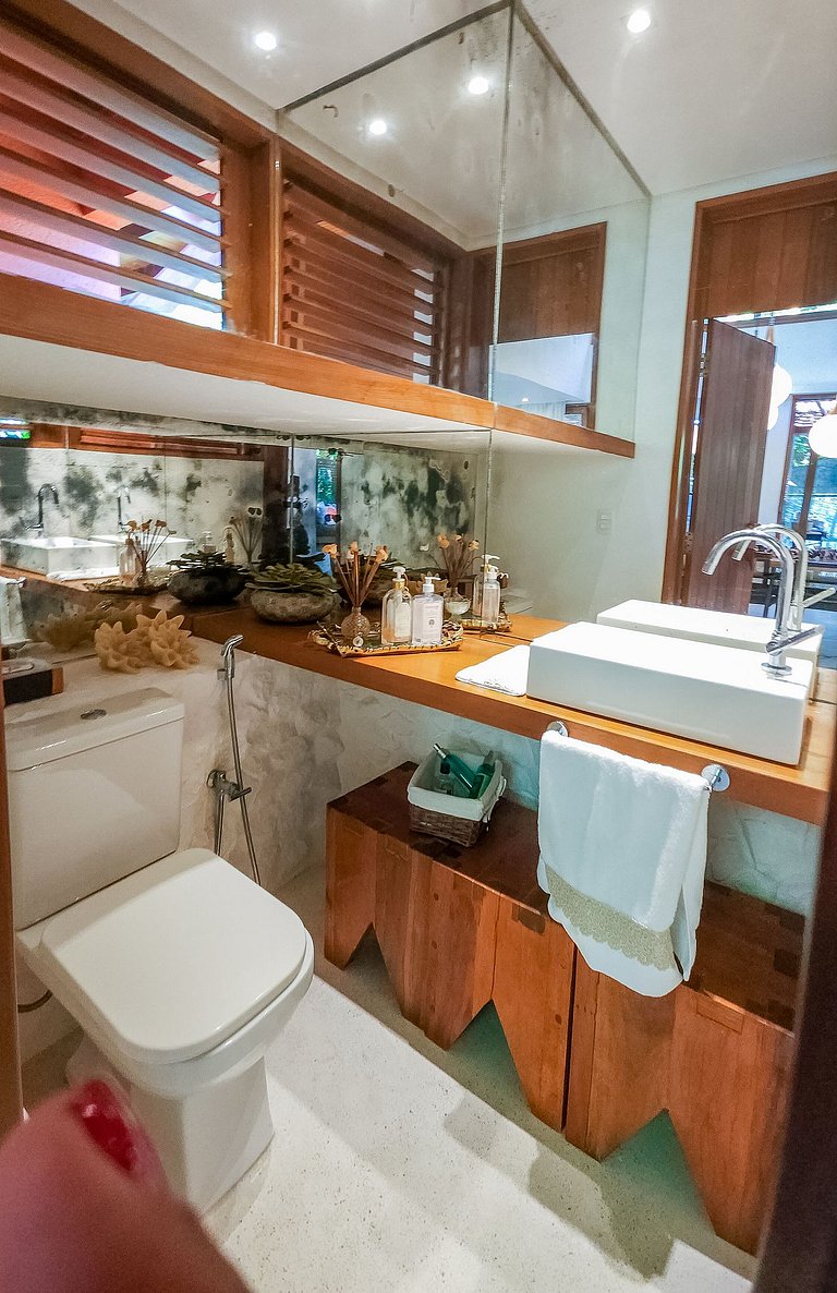 Casa pé na areia no Cond. Aguas dAjuda