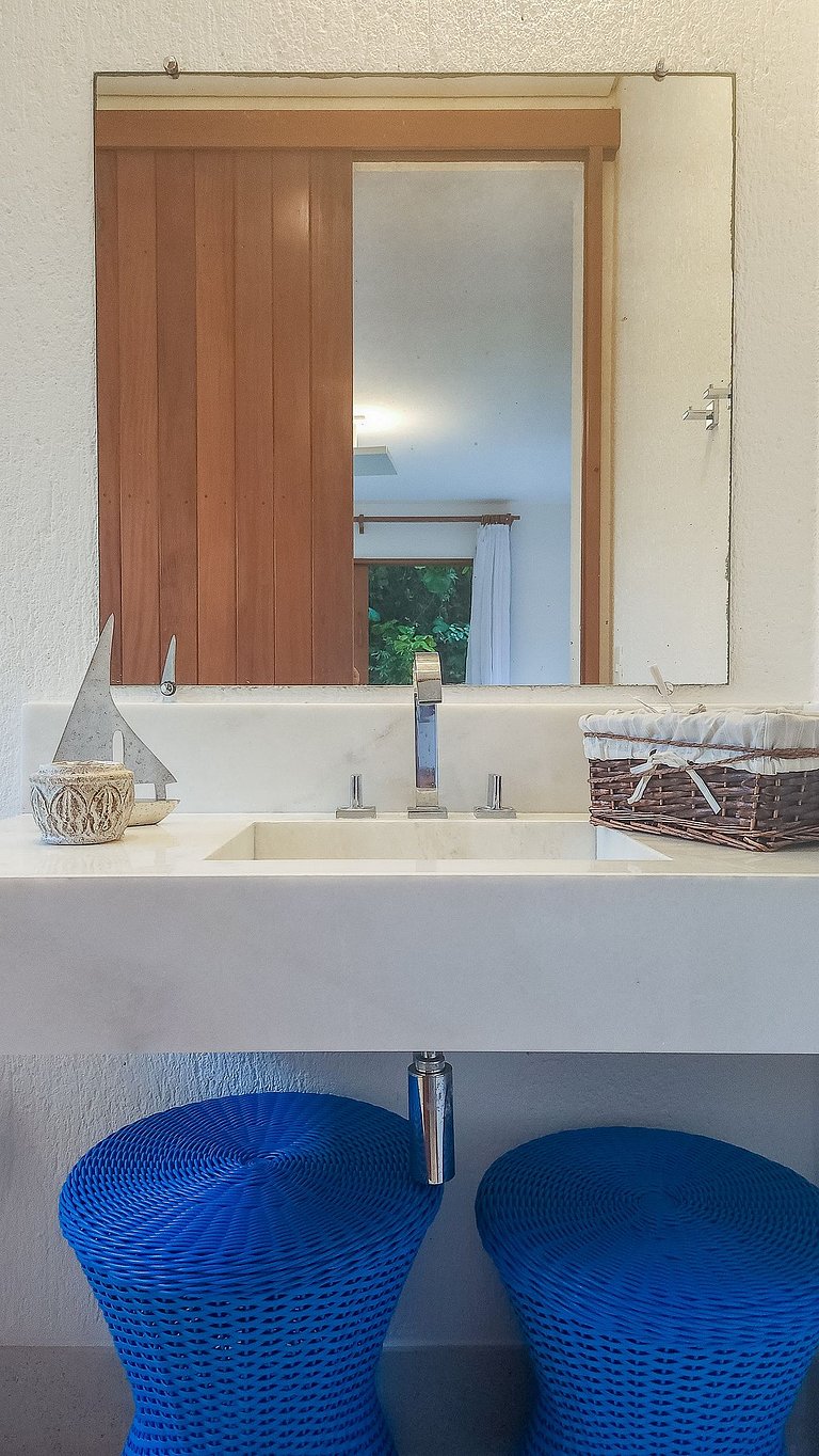 Casa pé na areia no Cond. Aguas dAjuda