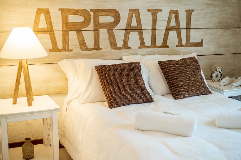 Casa luxo pé na areia no melhor cond. de Arraial