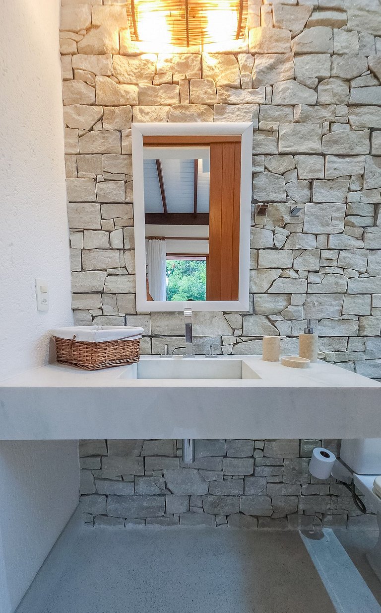 Casa pé na areia no Cond. Aguas dAjuda